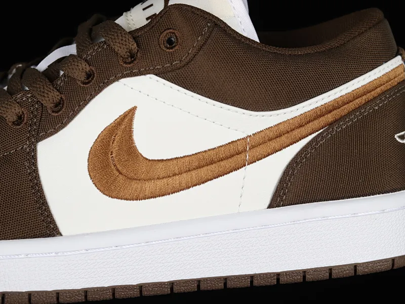 All categories Air Jordan Jordan series basketball shoes Air Jordan 1 Low Z version Air Jordan 1 Low "Mocha Toe" AJ1 Joe 1 Mocha low-top cultural and leisure sports sneakers DV0426-301